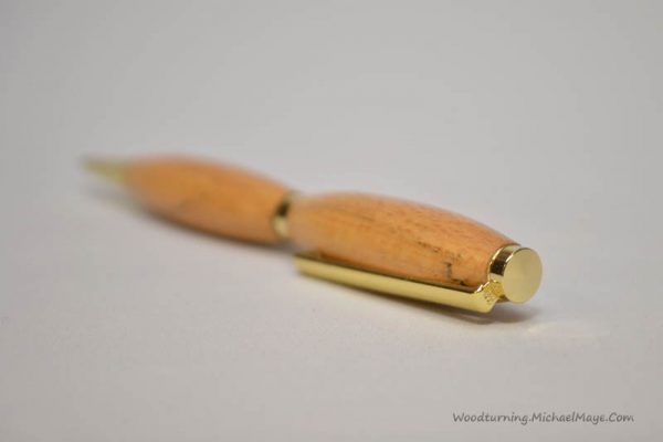 beech slimline gold pen
