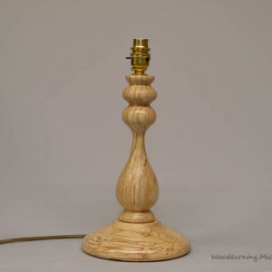 Spalted Beech table lamp 1