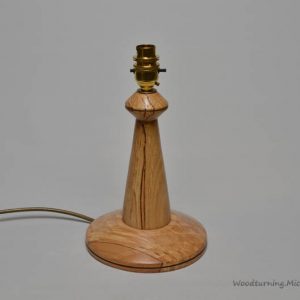 Spalted Beech table lamp 2