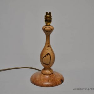 Spalted Beech table lamp 3