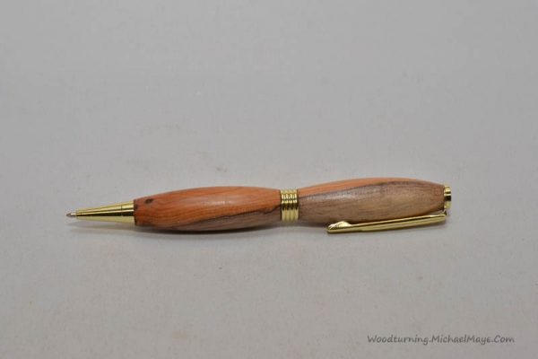 Yew streamline gold pen