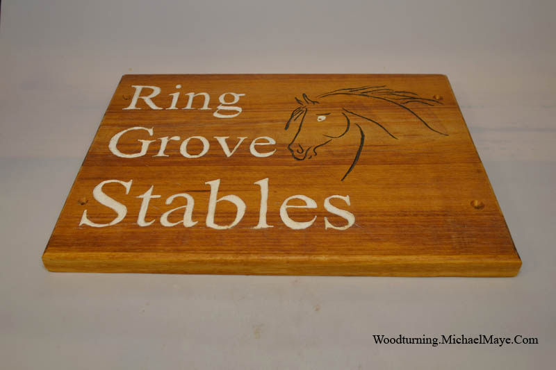 Horse Stables Sign