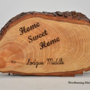 Tree Slice "Home Sweet Home" Sign