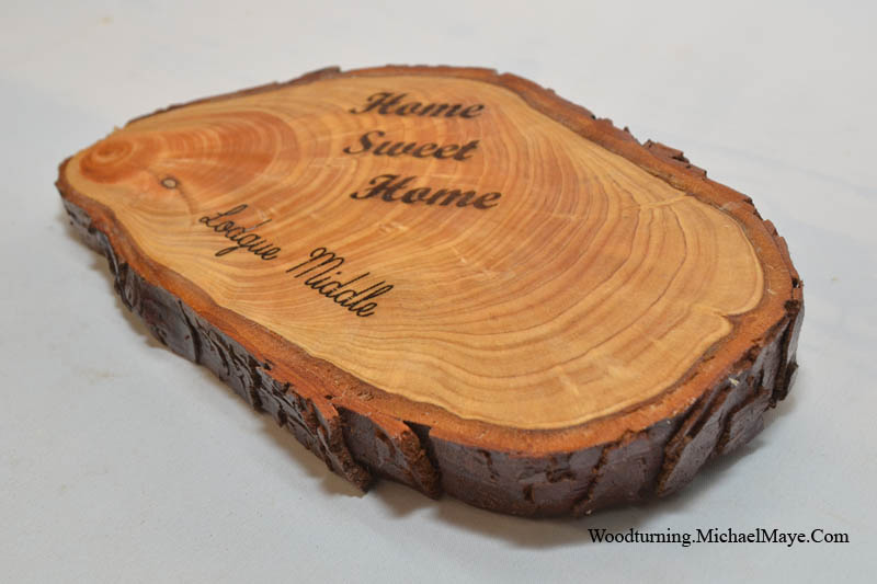 Tree Slice "Home Sweet Home" Sign